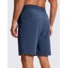 imageCRZ YOGA Mens Linerless Workout Shorts  9 Quick Dry for Running Sports Athletic Gym with PocketsElectric Blue