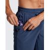imageCRZ YOGA Mens Linerless Workout Shorts  9 Quick Dry for Running Sports Athletic Gym with PocketsElectric Blue