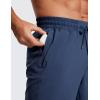 imageCRZ YOGA Mens Linerless Workout Shorts  9 Quick Dry for Running Sports Athletic Gym with PocketsElectric Blue