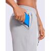 imageCRZ YOGA Mens Linerless Workout Shorts  9 Quick Dry for Running Sports Athletic Gym with PocketsGull Gray