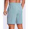 imageCRZ YOGA Mens Linerless Workout Shorts  9 Quick Dry for Running Sports Athletic Gym with PocketsLight Grayish Blue