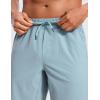 imageCRZ YOGA Mens Linerless Workout Shorts  9 Quick Dry for Running Sports Athletic Gym with PocketsLight Grayish Blue