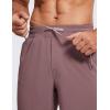 imageCRZ YOGA Mens Linerless Workout Shorts  9 Quick Dry for Running Sports Athletic Gym with PocketsMauve