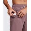 imageCRZ YOGA Mens Linerless Workout Shorts  9 Quick Dry for Running Sports Athletic Gym with PocketsMauve