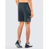 imageCRZ YOGA Mens Linerless Workout Shorts  9 Quick Dry for Running Sports Athletic Gym with PocketsMelanite