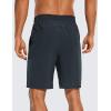 imageCRZ YOGA Mens Linerless Workout Shorts  9 Quick Dry for Running Sports Athletic Gym with PocketsTrue Navy