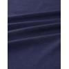 imageCRZ YOGA Mens Long Sleeve Basic Shirts Moisture Wicking Workout Tops Casual Crewneck Comfort TShirtNight Sea Blue