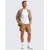 imageCRZ YOGA Mens Long Sleeve Basic Shirts Moisture Wicking Workout Tops Casual Crewneck Comfort TShirtWhite