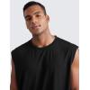 imageCRZ YOGA Mens Mesh Workout Tank Tops Quick Dry Breathable Running Athletic Training Sleeveless Muscle ShirtsBlack