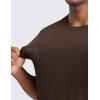imageCRZ YOGA Mens Mesh Workout Tank Tops Quick Dry Breathable Running Athletic Training Sleeveless Muscle ShirtsHot Fudge Brown