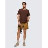 imageCRZ YOGA Mens Pima Cotton TShirts Short Sleeve Crew Neck Casual Shirts Breathable Workout Daily Tee TopsCoffee Brown
