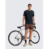 imageCRZ YOGA Mens Pima Cotton TShirts Short Sleeve Crew Neck Casual Shirts Breathable Workout Daily Tee TopsTrue Navy