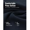 imageCRZ YOGA Mens Pima Cotton TShirts Short Sleeve Crew Neck Casual Shirts Breathable Workout Daily Tee TopsTrue Navy