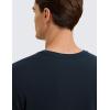 imageCRZ YOGA Mens Pima Cotton TShirts Short Sleeve Crew Neck Casual Shirts Breathable Workout Daily Tee TopsTrue Navy