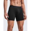 imageCRZ YOGA Mens UltraSoft Modal Boxer Briefs 5quot  Double Lined Comfort Moisture Wicking Breathable Stretch Underwear 3PackBlack 3pack