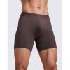 imageCRZ YOGA Mens UltraSoft Modal Boxer Briefs 5quot  Double Lined Comfort Moisture Wicking Breathable Stretch Underwear 3PackBlackBlueBrown