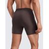 imageCRZ YOGA Mens UltraSoft Modal Boxer Briefs 5quot  Double Lined Comfort Moisture Wicking Breathable Stretch Underwear 3PackBlackBlueBrown