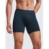 imageCRZ YOGA Mens UltraSoft Modal Boxer Briefs 5quot  Double Lined Comfort Moisture Wicking Breathable Stretch Underwear 3PackBlackGreyNavy