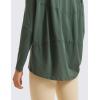 imageCRZ YOGA Pima Cotton Long Sleeve Workout Shirts for Women Loose Fit Athletic Yoga TShirts Casual Boat Neck Fall TopsNature Green