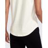 imageCRZ YOGA Pima Cotton Womens Short Sleeve Shirt Loose Yoga TShirt Casual TopsIce GreyWhite