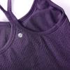 imageCRZ YOGA Seamless Workout Tank Tops for Women Racerback Athletic Camisole Sports Shirts with Built in BraBerry Purple