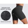 imageCRZ YOGA Secretsculpt Womens Butterlift High Waist Scrunch Butt Biker Shorts 6 Inches  No Front Seam Workout Gym BootyMysterious Grey