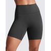 imageCRZ YOGA Secretsculpt Womens Butterlift High Waist Scrunch Butt Biker Shorts 6 Inches  No Front Seam Workout Gym BootyMysterious Grey