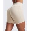 imageCRZ YOGA Secretsculpt Womens Butterlift High Waist Scrunch Butt Biker Shorts with Pockets 5  No Front Seam Workout BootyMojave Tan
