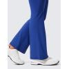 imageCRZ YOGA Secretsculpt Womens Butterlift Scrunch Butt Flare Leggings 31quot  No Front Seam High Waist Bootcut Yoga Pants BootyWaves Blue
