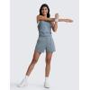 imageCRZ YOGA SoftAura Sweat Shorts Women Casual 4 High Waisted Modal for Lounge Athletic with Pockets DrawstringBelgian Blue
