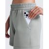 imageCRZ YOGA SoftAura Sweat Shorts Women Casual 4 High Waisted Modal for Lounge Athletic with Pockets DrawstringSterling