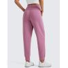imageCRZ YOGA SoftAura Sweatpants Women Modal Joggers High Waisted Lounge Travel Casual Sweat Pants with Pockets Cinch BottomVelvet Dust