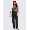 imageCRZ YOGA SoftAura Wide Leg Sweatpants Women 31quot Modal High Waisted Lounge Travel Casual Sweat Pants with Pockets DrawstringBlack