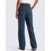 imageCRZ YOGA SoftAura Wide Leg Sweatpants Women 31quot Modal High Waisted Lounge Travel Casual Sweat Pants with Pockets DrawstringInk Blue