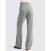imageCRZ YOGA SoftAura Wide Leg Sweatpants Women 31quot Modal High Waisted Lounge Travel Casual Sweat Pants with Pockets DrawstringSterling