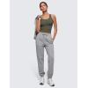 imageCRZ YOGA Softembrace Casual Tops for Women Soft Double Lined Scoop Neck Crop Sleeveless Shirts Basic Going Out TanksLight Army Green