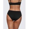 imageCRZ YOGA Softhold Bikini Underwear for Women  Sexy Tagless Hipster Stretch Breathable Ladies Cheeky Panties 3 PackBlack 3pack