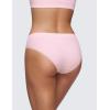 imageCRZ YOGA Softhold Bikini Underwear for Women  Sexy Tagless Hipster Stretch Breathable Ladies Cheeky Panties 3 PackGreyWhitePink