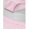imageCRZ YOGA Softhold Bikini Underwear for Women  Sexy Tagless Hipster Stretch Breathable Ladies Cheeky Panties 3 PackGreyWhitePink