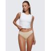 imageCRZ YOGA Softhold Bikini Underwear for Women  Sexy Tagless Hipster Stretch Breathable Ladies Cheeky Panties 3 PackMojave Tan 23pack