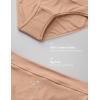 imageCRZ YOGA Softhold Bikini Underwear for Women  Sexy Tagless Hipster Stretch Breathable Ladies Cheeky Panties 3 PackWarm Beige 3pack