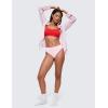 imageCRZ YOGA Softhold Womens Double Lined Bralettes  Scoop Neck Adjustable Straps Unlined Cami Wireless TShirt Everyday BraDeep Red