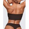 imageCRZ YOGA Softhold Womens Double Lined Strapless Bralettes  Tube Tops Bandeau Unlined Wireless Stretchy TShirt Everyday BraHot Fudge Brown