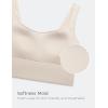 imageCRZ YOGA Softness Mold Butterluxe Longline Sports Bras for Women  Molded Cup V Neck Yoga Clothes Workout Crop Tank TopMojave Tan