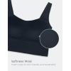imageCRZ YOGA Softness Mold Butterluxe Longline Sports Bras for Women  Molded Cup V Neck Yoga Clothes Workout Crop Tank TopTrue Navy