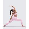 imageCRZ YOGA Softness Mold Womens Butterluxe U Neck Longline Sports Bras  Supportive Cross Back Double Strap Yoga Top DDD CupVita Pink