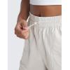 imageCRZ YOGA Stretch Hiking Shorts for Women 3 Lightweight Cargo for Athletic Travel Outdoor with Zip Pockets Water ResistanceMilky White Bone