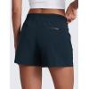 imageCRZ YOGA Stretch Hiking Shorts for Women 3 Lightweight Cargo for Athletic Travel Outdoor with Zip Pockets Water ResistanceTrue Navy