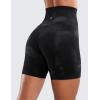 imageCRZ YOGA Super High Waisted Butterluxe Womens Biker Shorts 6 Inches  Buttery Soft Workout Yoga Over BellyBlack Tie Dye Flowers