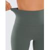 imageCRZ YOGA Super High Waisted Butterluxe Womens Biker Shorts 6 Inches  Buttery Soft Workout Yoga Over BellyGrey Sage